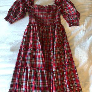Hill House Home Red Tartan Nesli NWOT